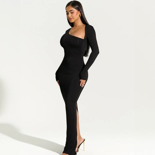 Fina Crossover Long Dress