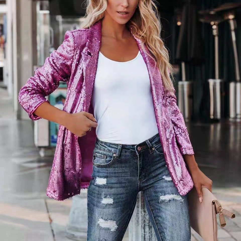 Sequin Suit Blazer