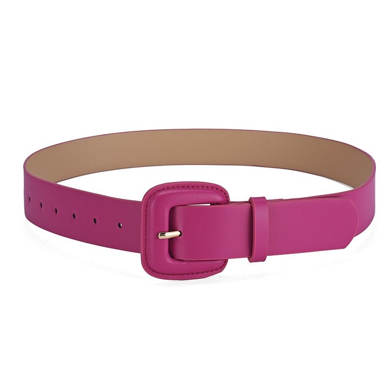 Square Buckle Belt Three Colors