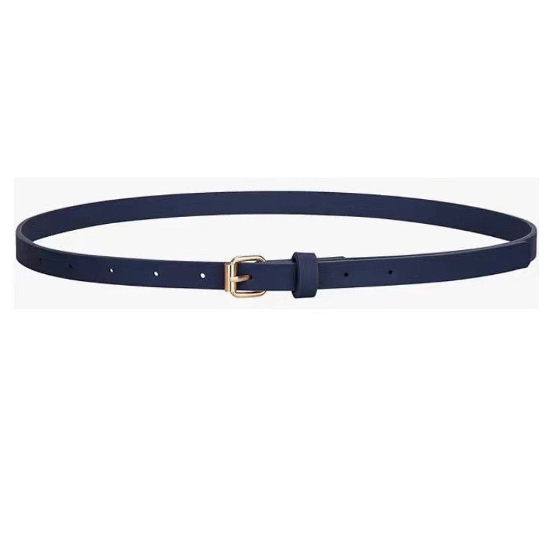 New Small PU Belt for Women Simple and Versatil