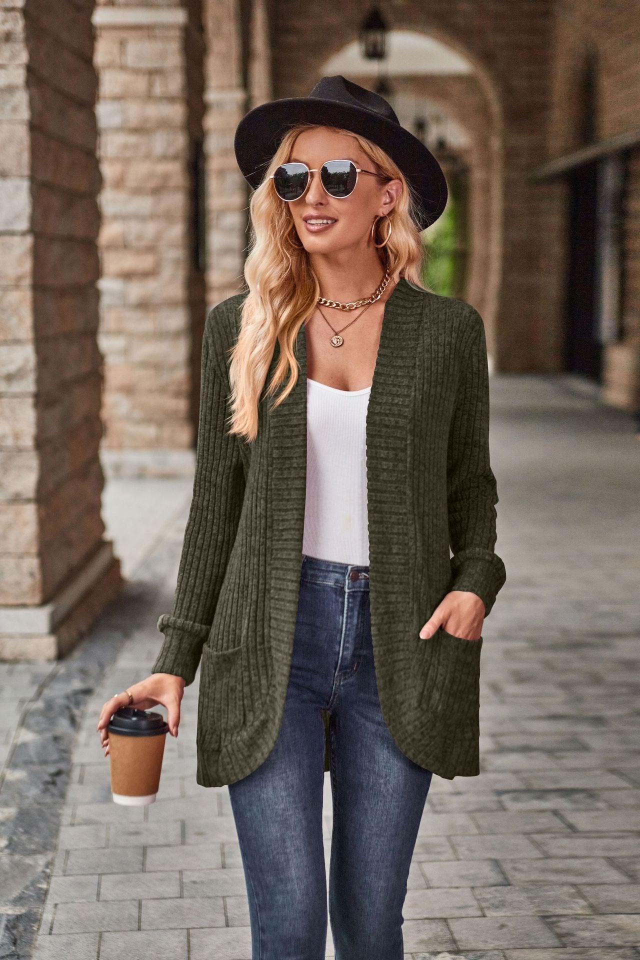 Long Strappy Cardigan