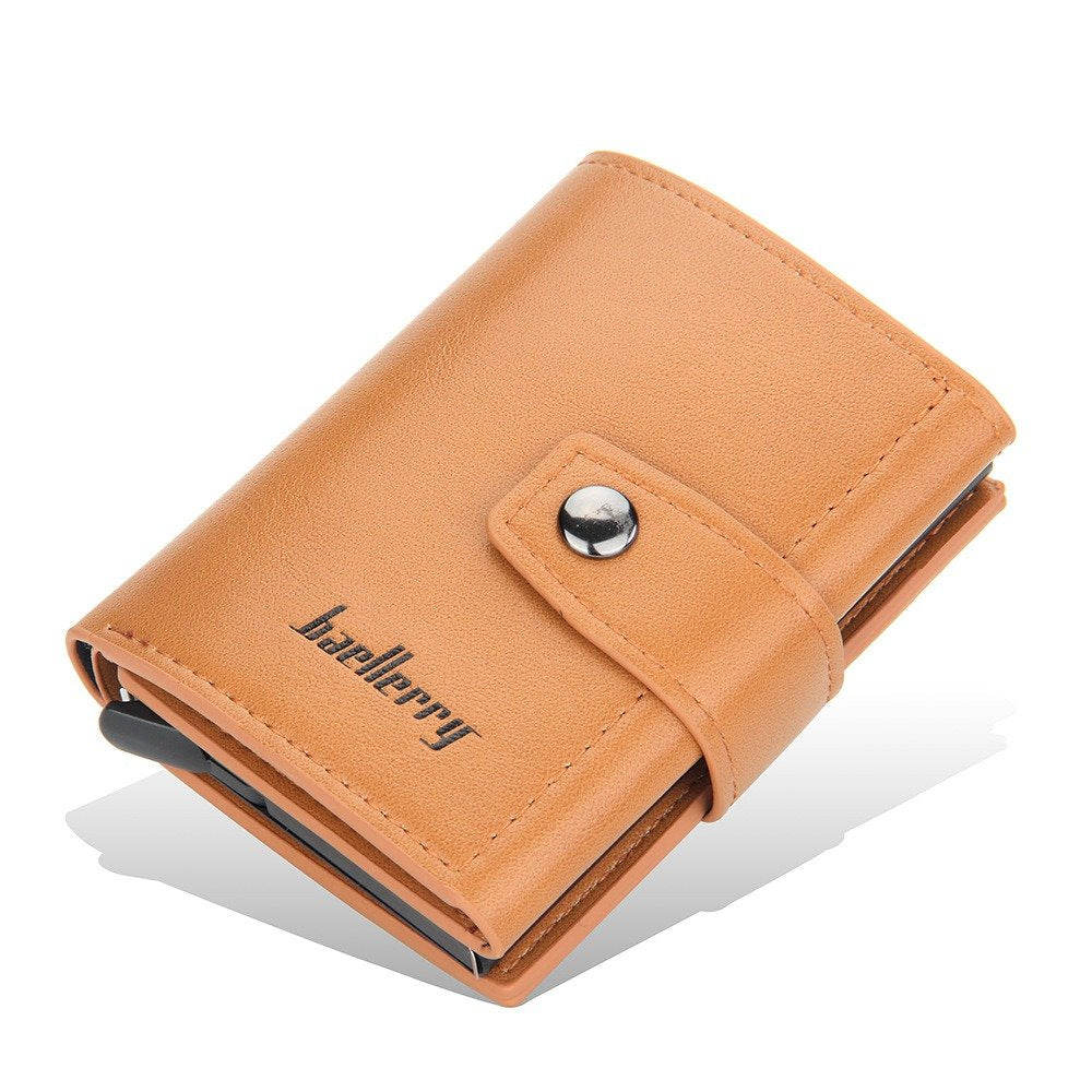 RFID Card Holder With Aluminum Case For Men