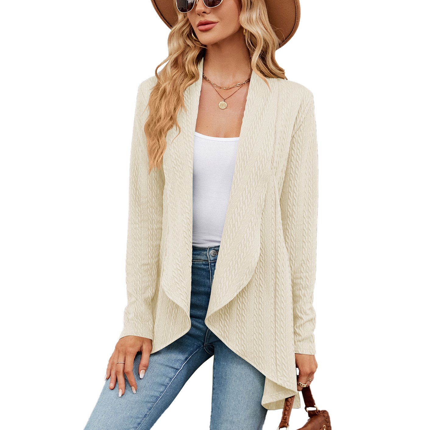 Loose Cardigan Without Pockets