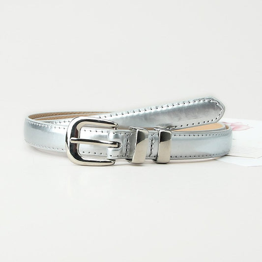 Alloy Thin Belt Candy Colored Ladies
