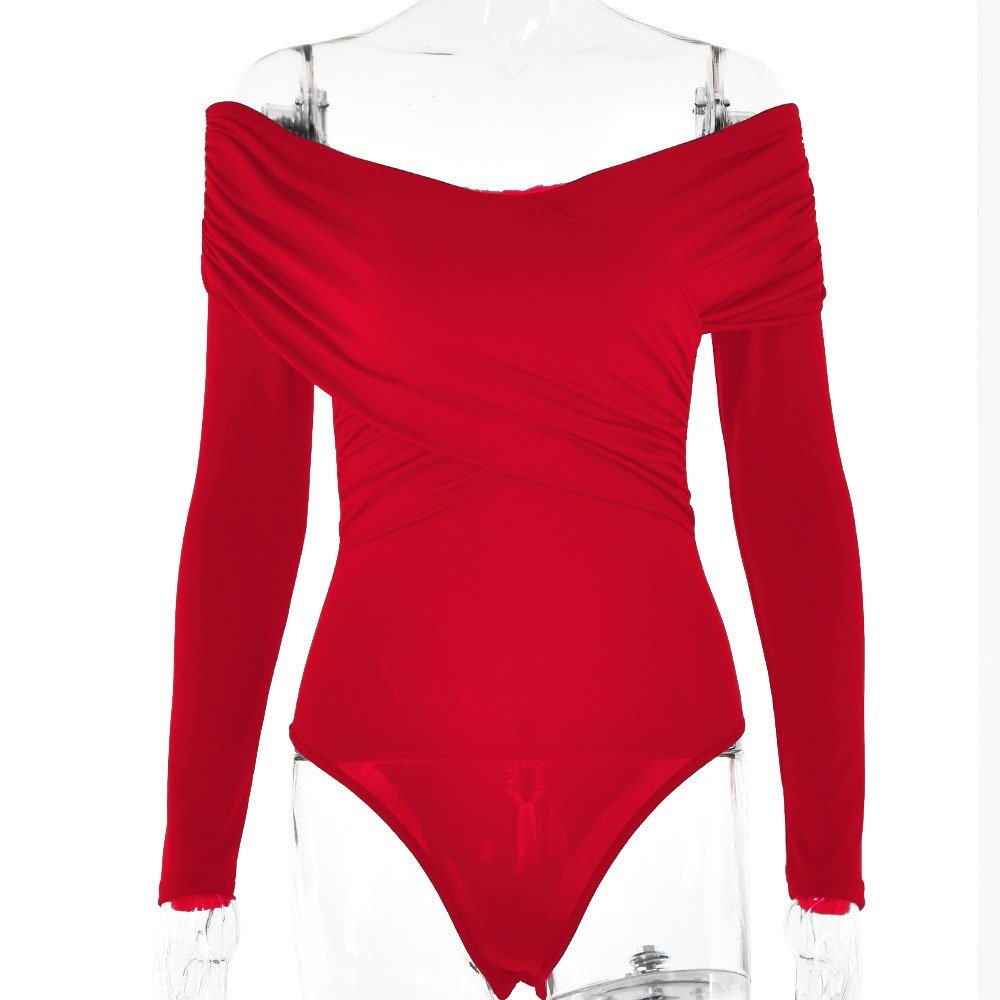 Long Sleeve Wrap Bodysuit