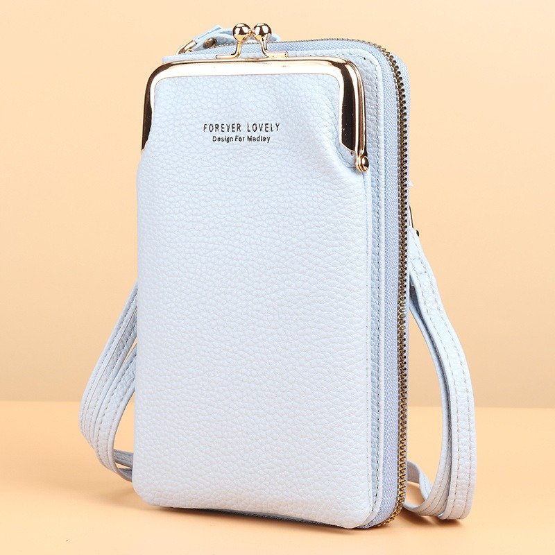 Solid Color Crossbody Bag