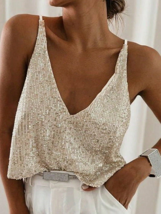 Sequin vest