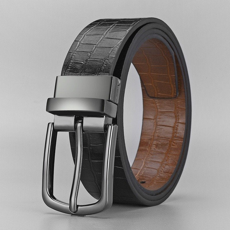 Belt With Double Rotating Buckle