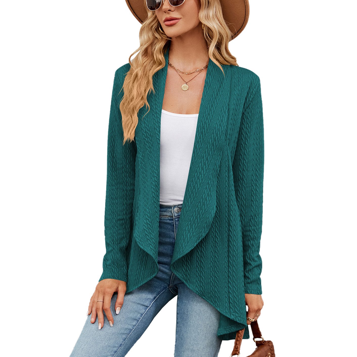 Loose Cardigan Without Pockets