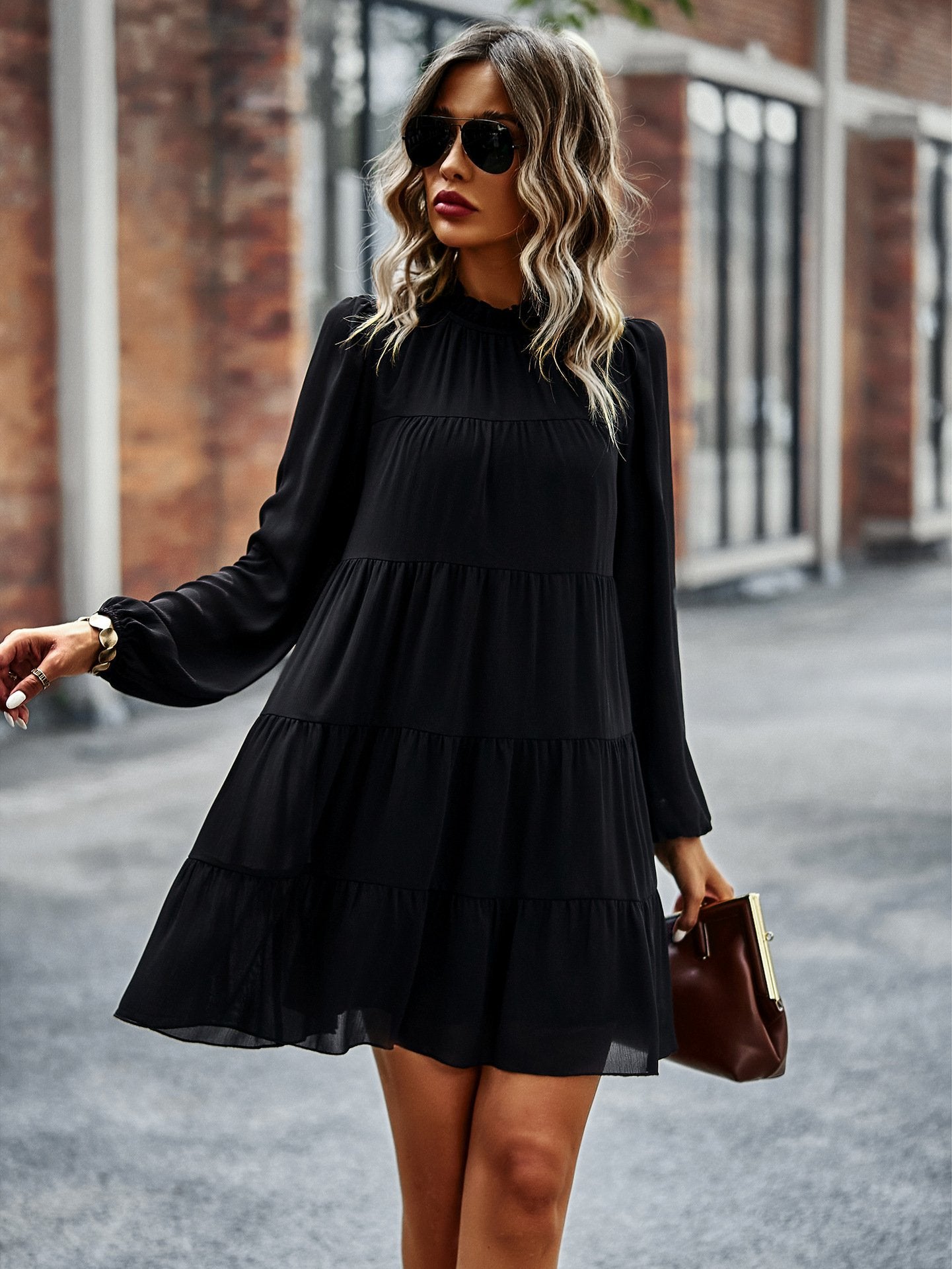 Long Sleeve Loose Dress