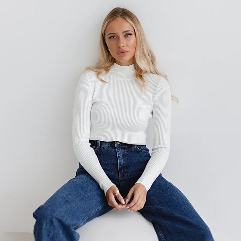 Slim Knit Base Sweater