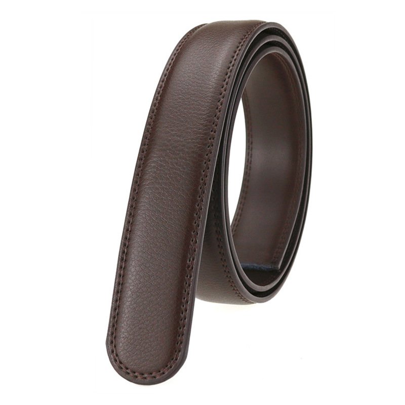 Leather Belt Inch Three Non Buckle Transfer Film Two Layers Of Cowhide