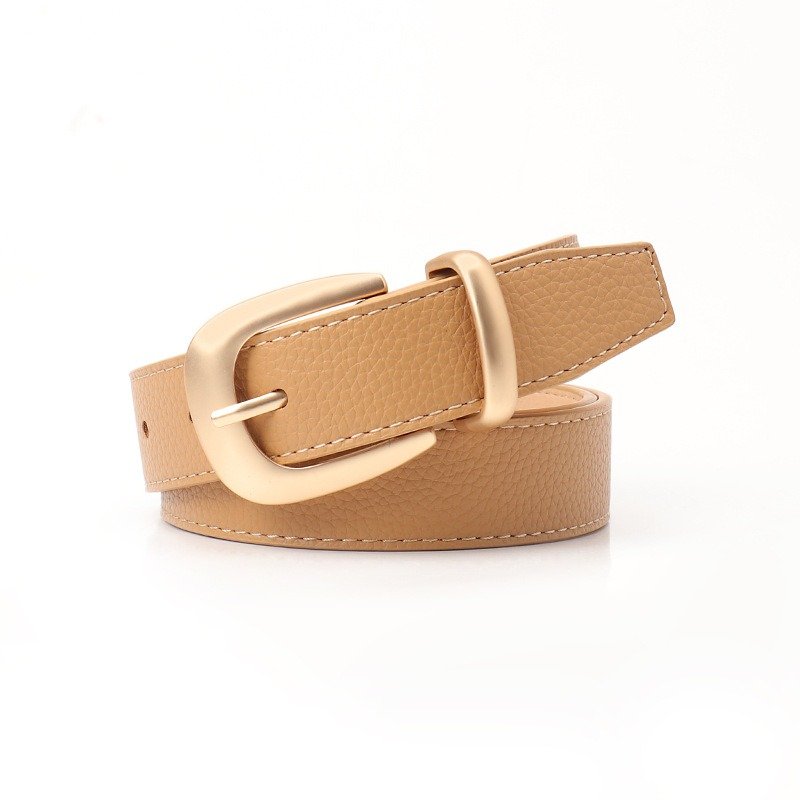 Belt With Golden Buckle