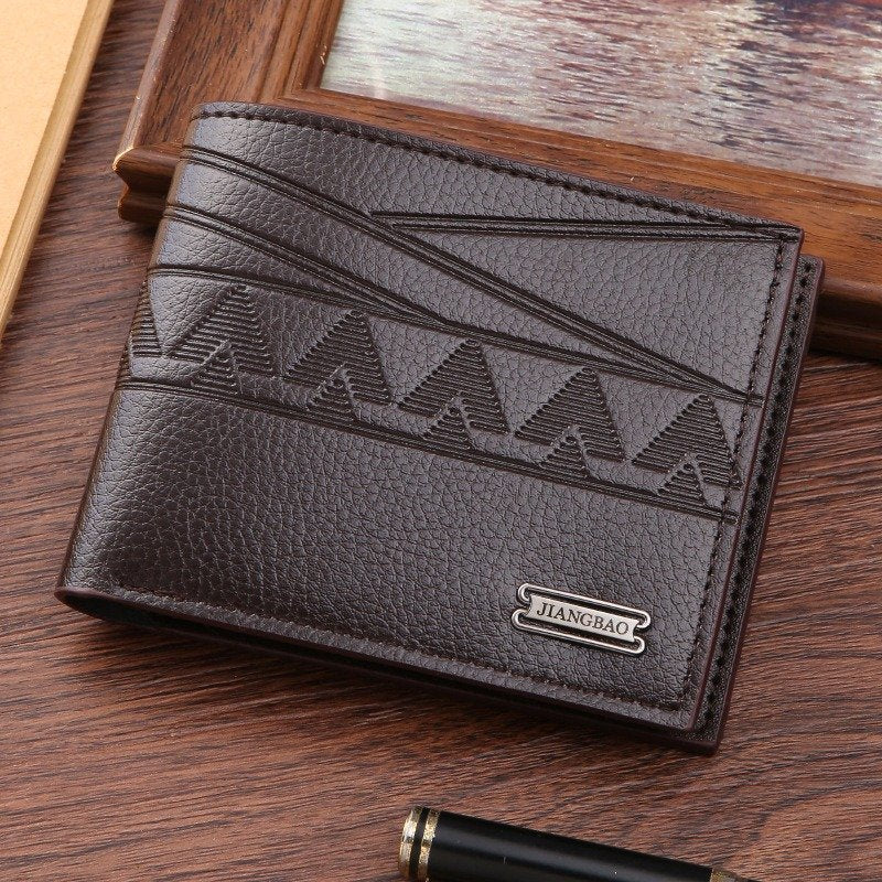 Short Wallet for Men Embossed