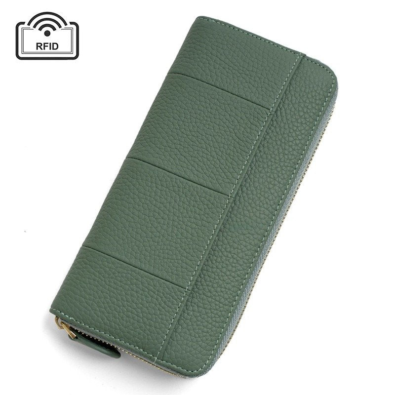 Women's Magnetic Wallet with Zipper