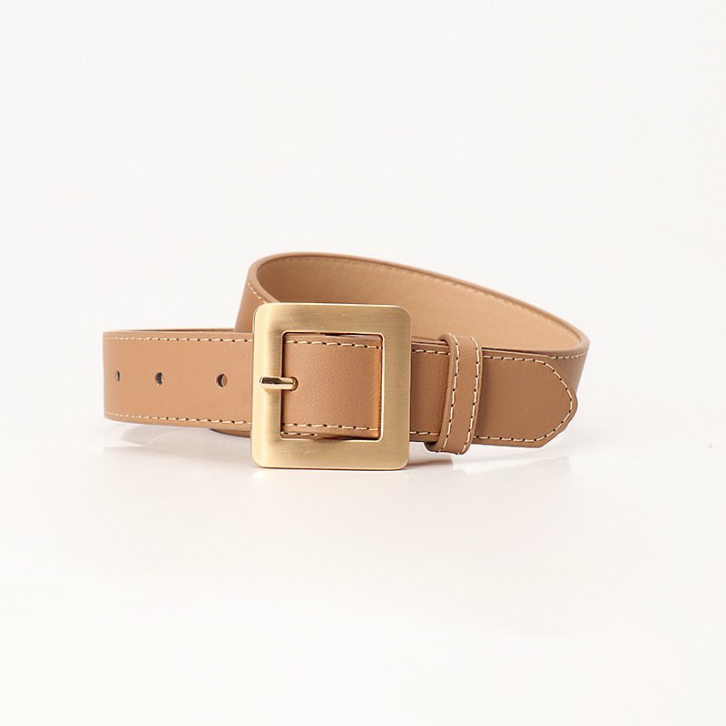 High Quality Alloy Simple Bow Belt Square Buckle