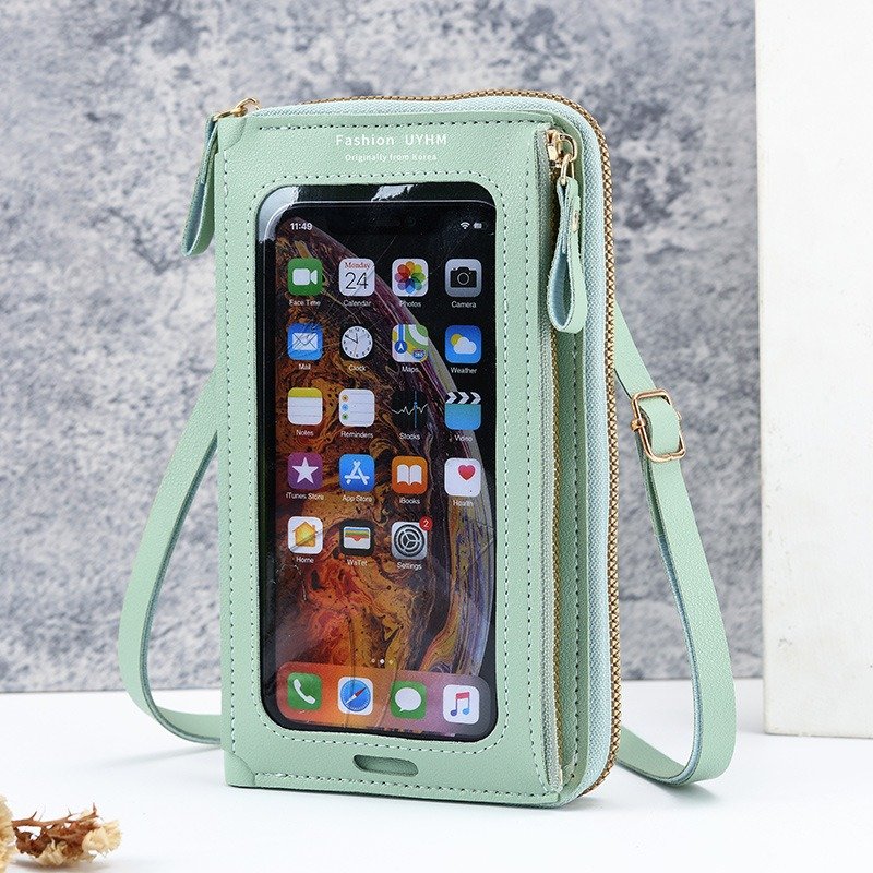 Crossbody Bag For Phone With Anti-Theft Touch Screen