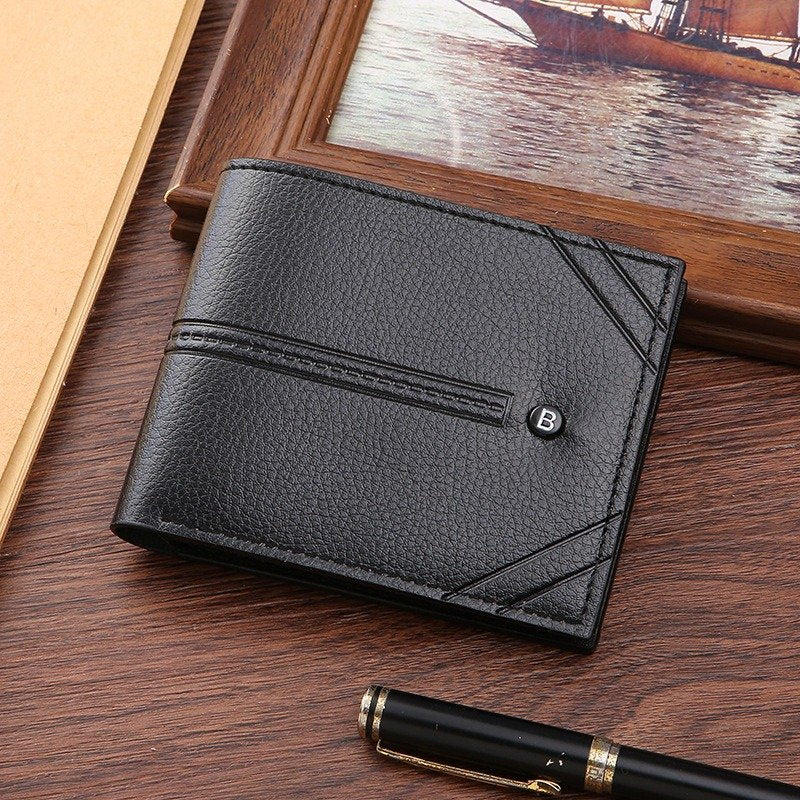 Men's Wallet with Multi-Card Embossing