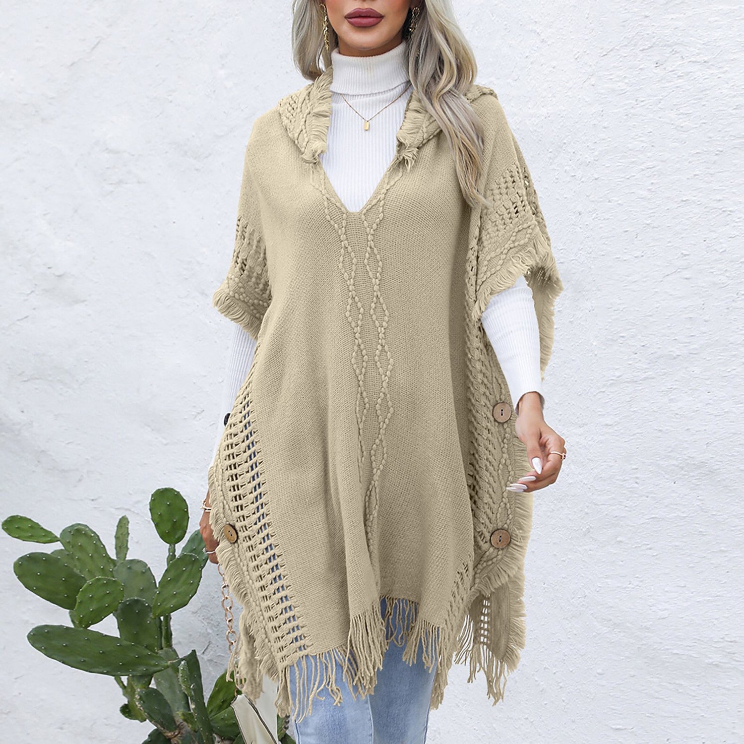 Long Hooded Sweater