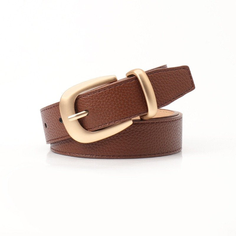 Belt With Golden Buckle