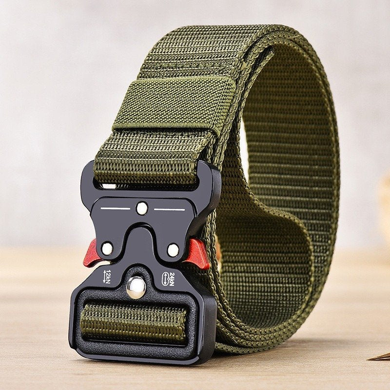 Tactical Belt With Quick Release Buckle