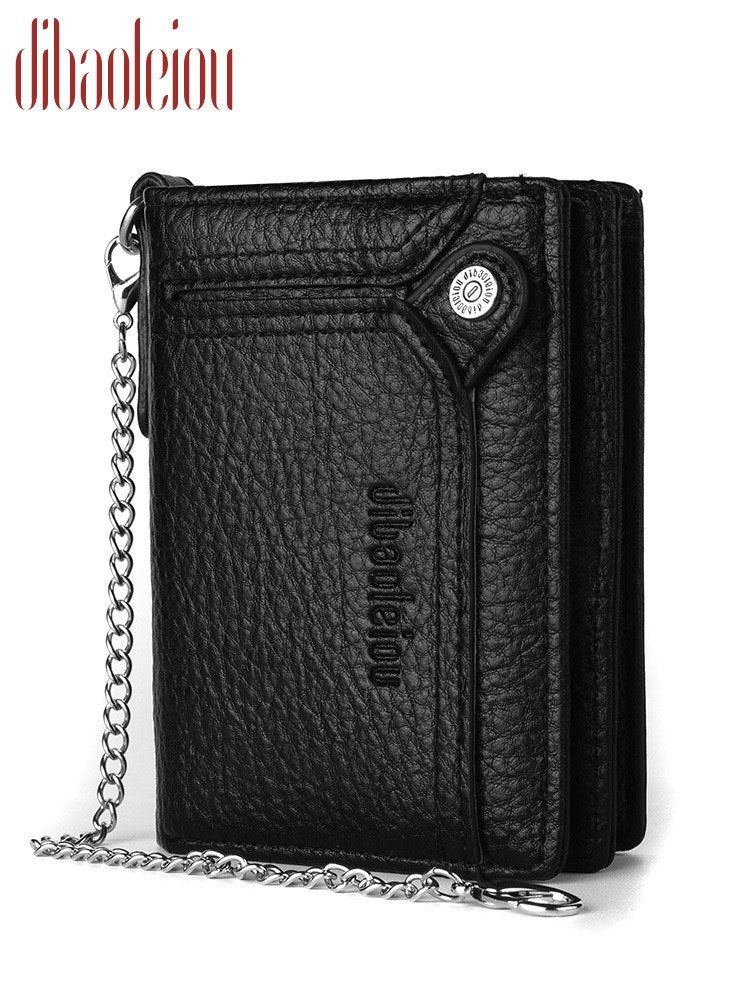 Anti-Theft Wallet With Zipper Chain