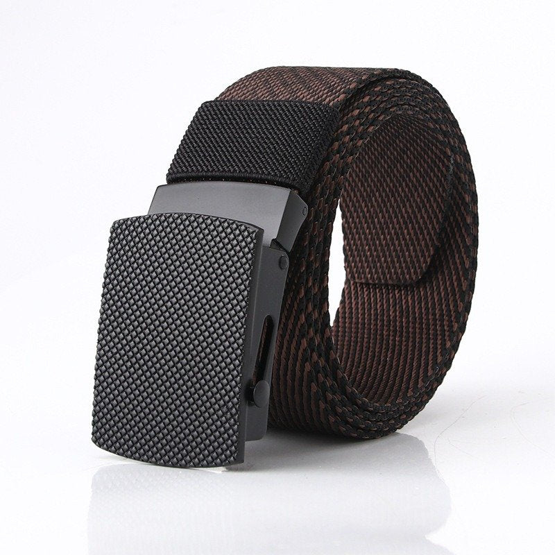 Canvas Belt for Men with Automatic Buckle