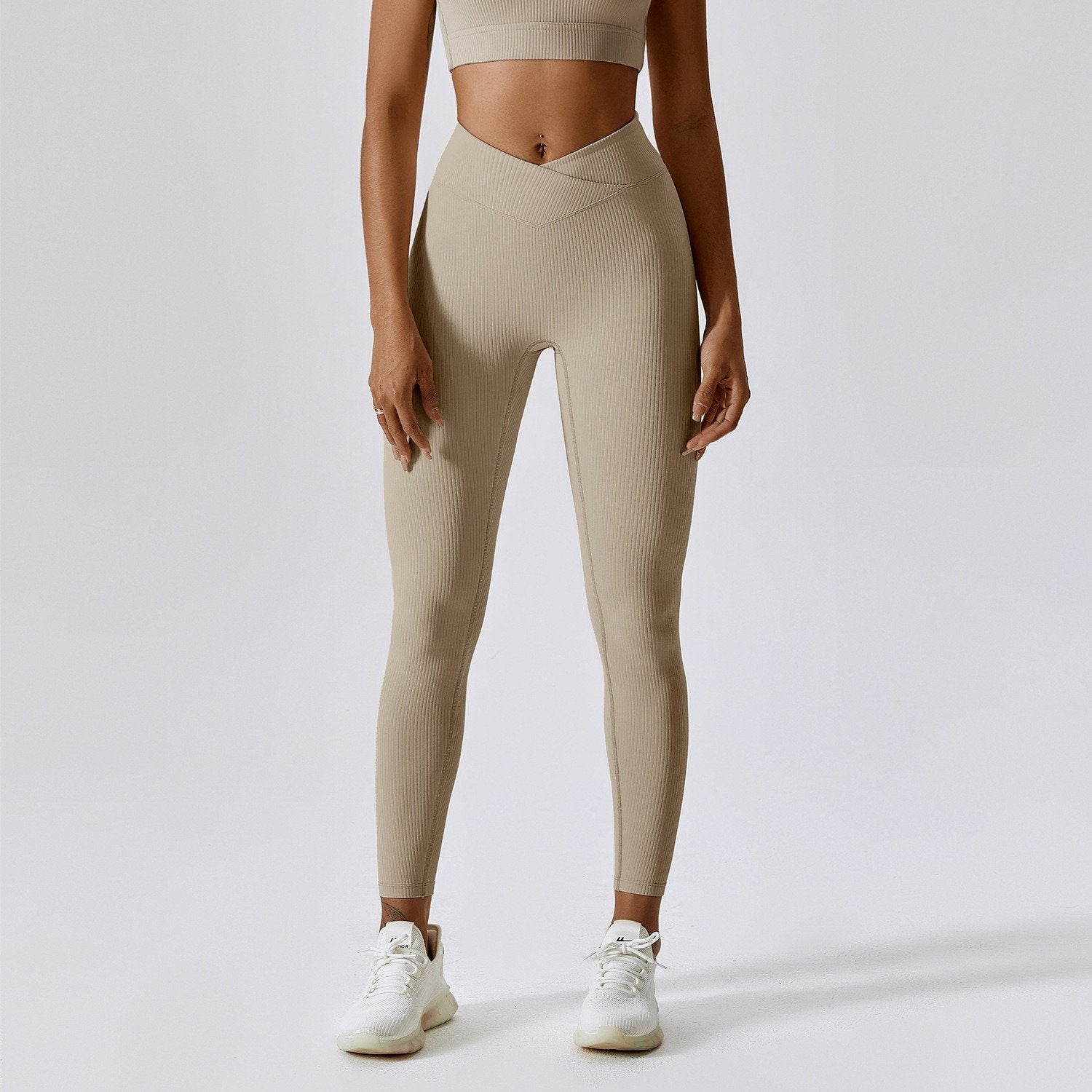 High Waist Color Tight Sports Pants