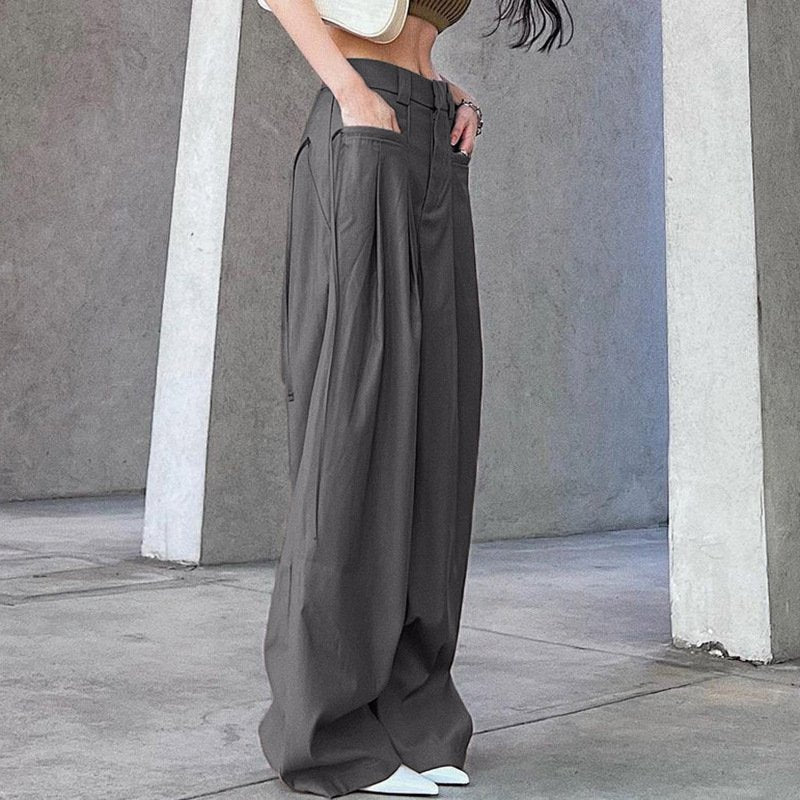 Straight Pocket Woven Pants