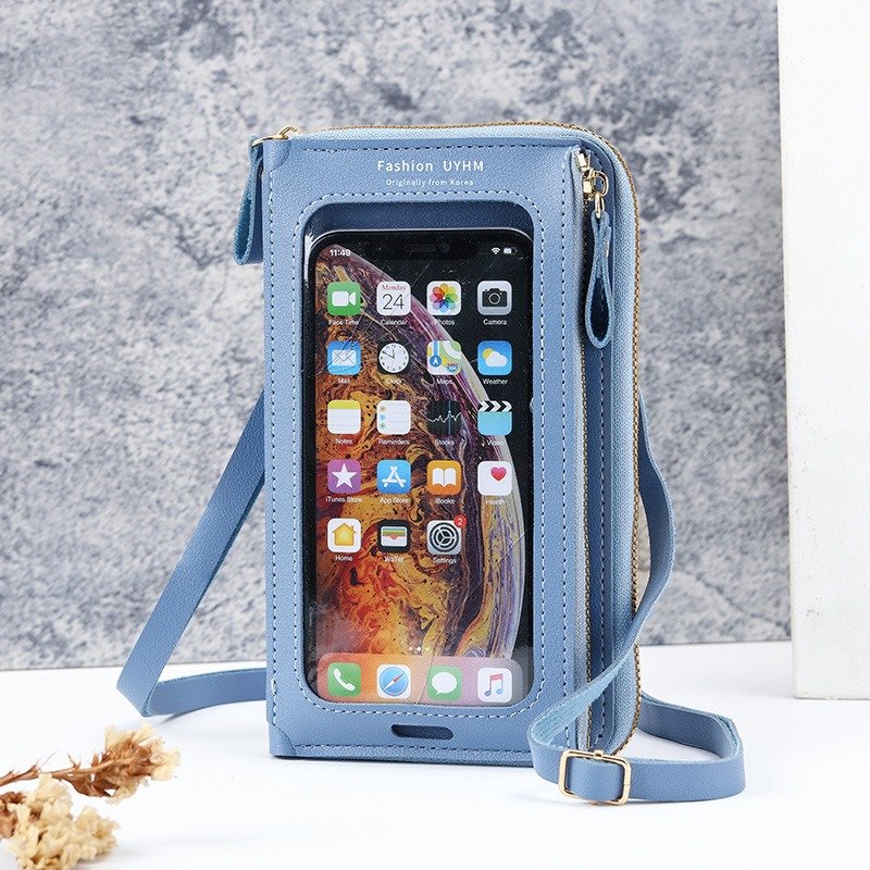 Crossbody Bag For Phone With Anti-Theft Touch Screen