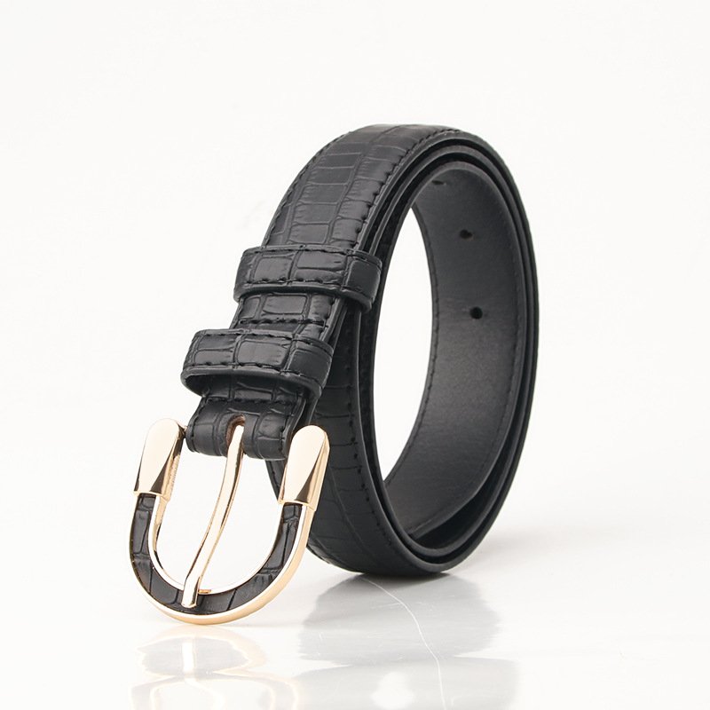 Women's PU Belt with Alloy Buckle