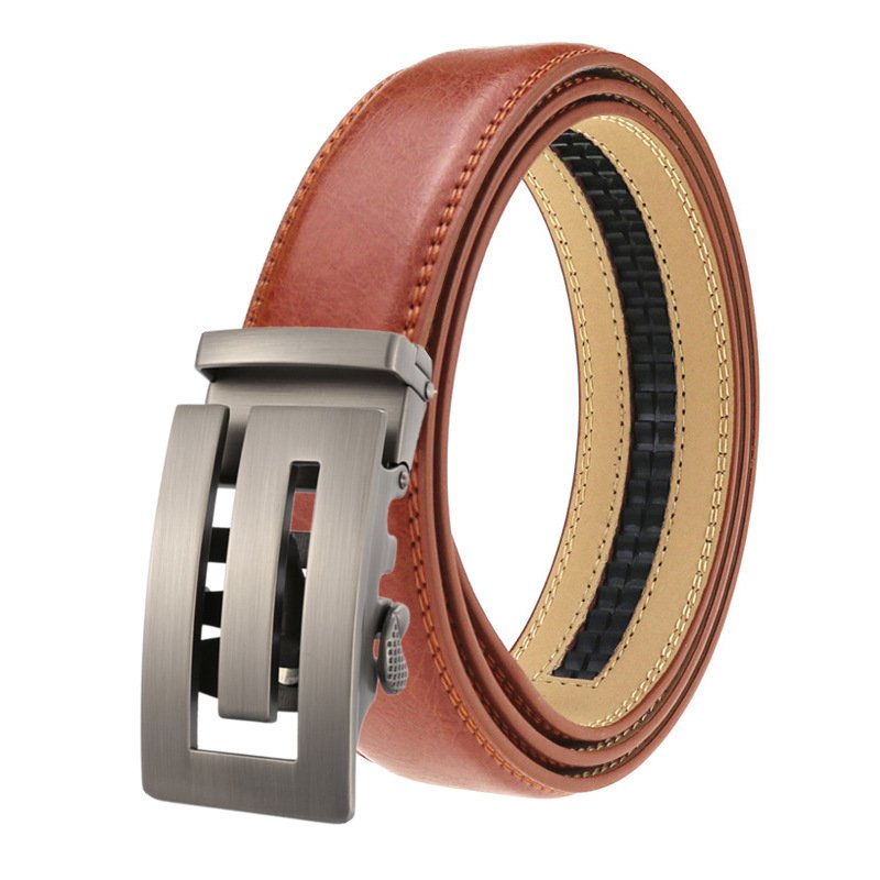 Leather Belt For Men Automatic Belt For Youth Business