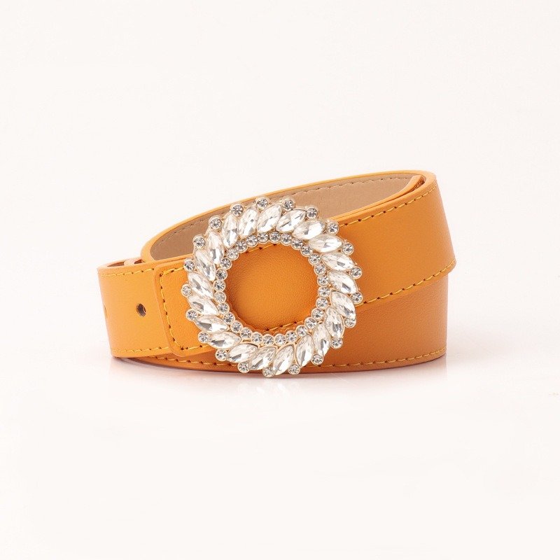 Belt With Sun Buckle