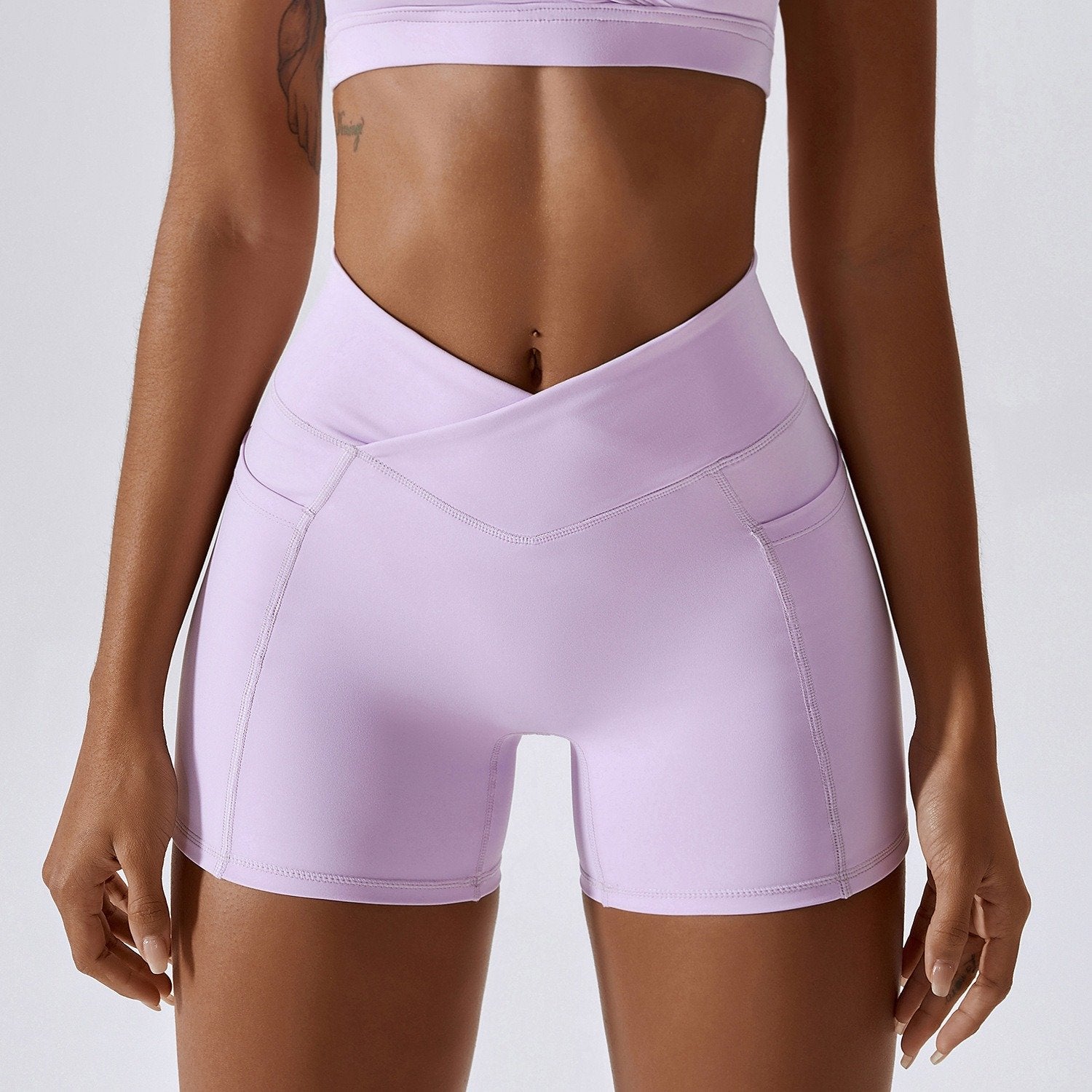 Cross Waist Quick Dry Sports Shorts