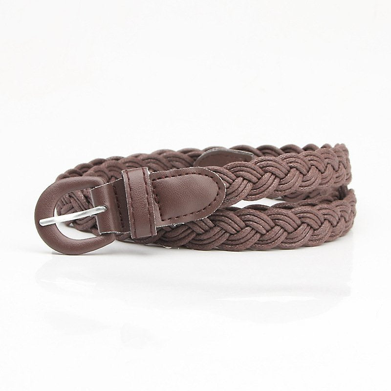 Leather Rope Belt Various Colors