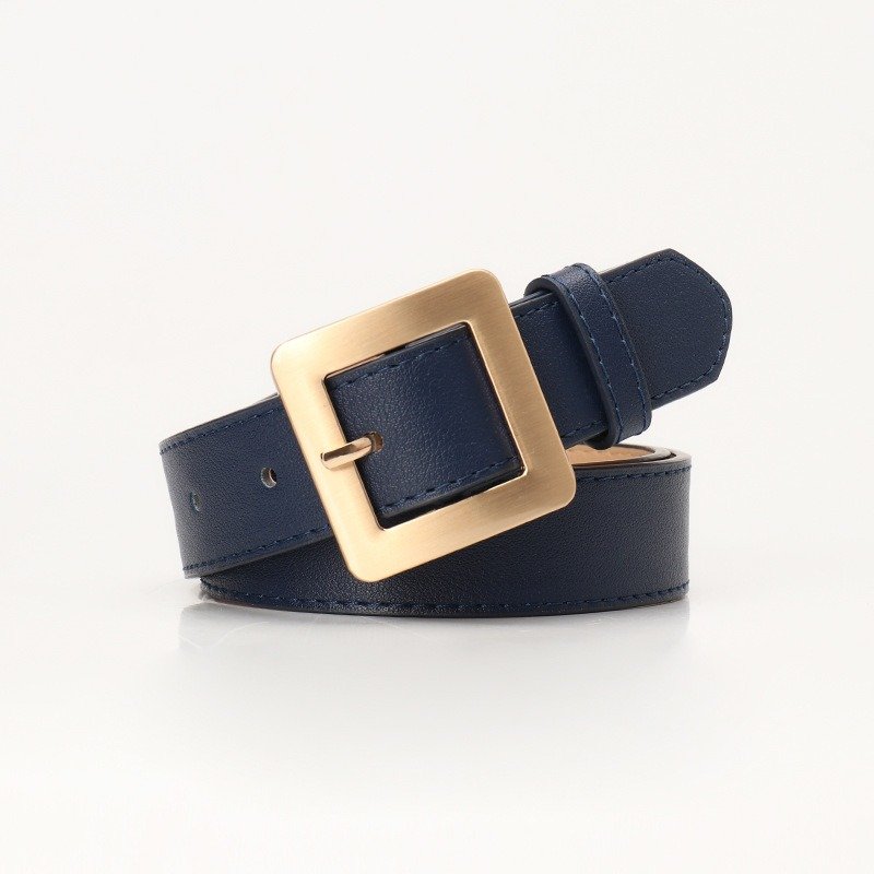 Golden Square Buckle Belt