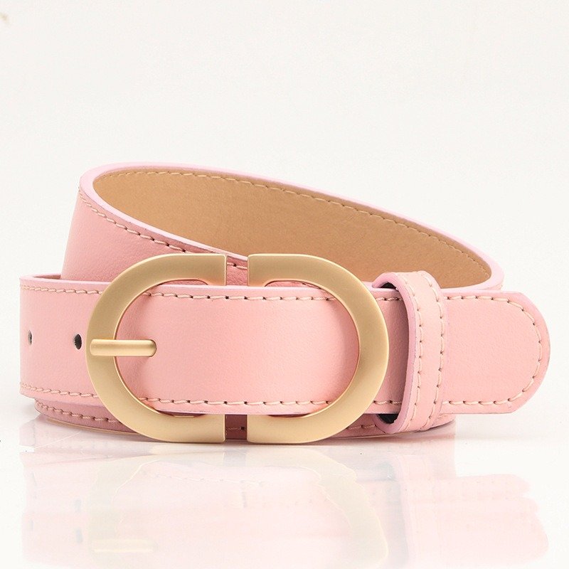 Cream Color Buckle Belt