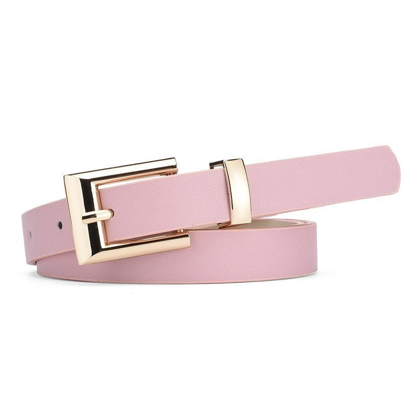 Elegant Pure Color Belt