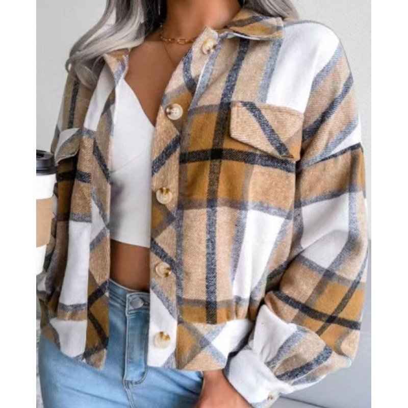 Plaid Wool Jacket