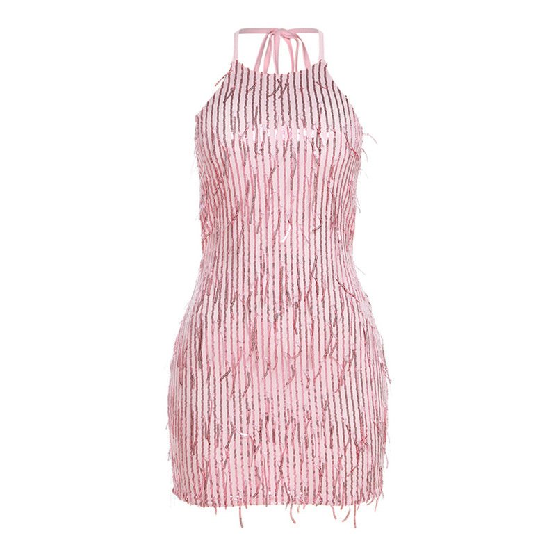 Fringe and Sequin Dress