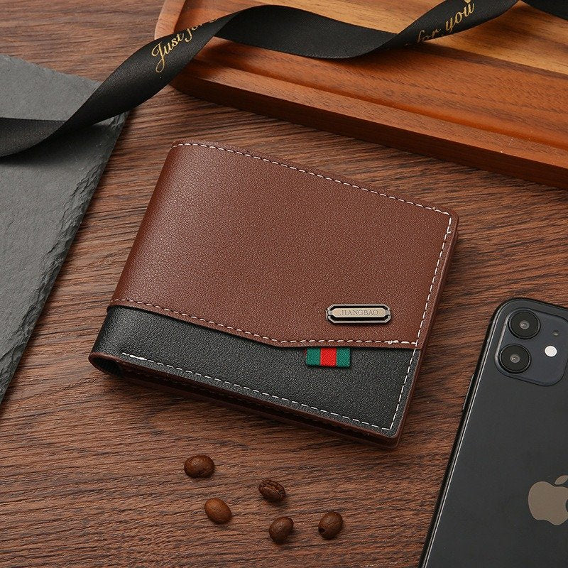 Soft Leather Multi-Card Men's Wallet