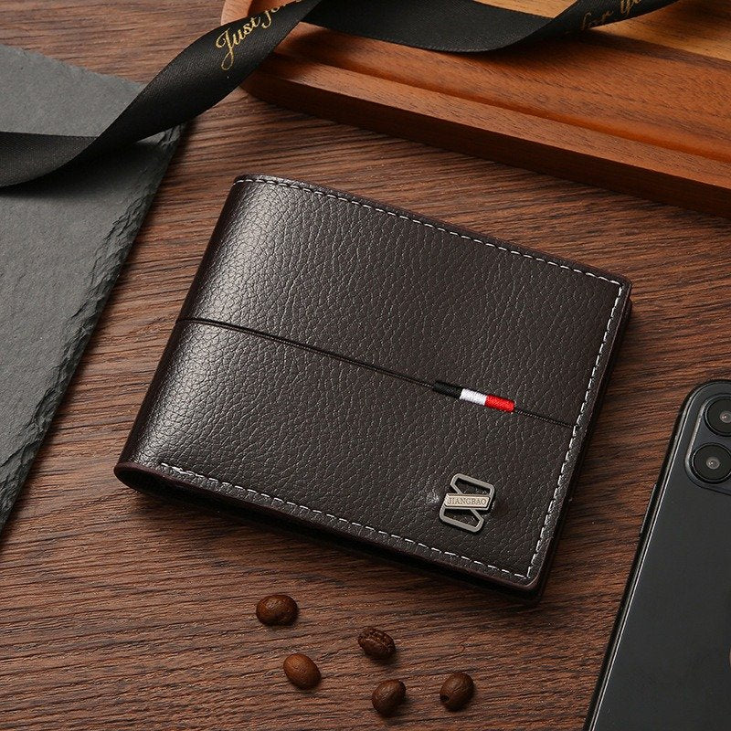 Men's Leather Wallet Multi-Card