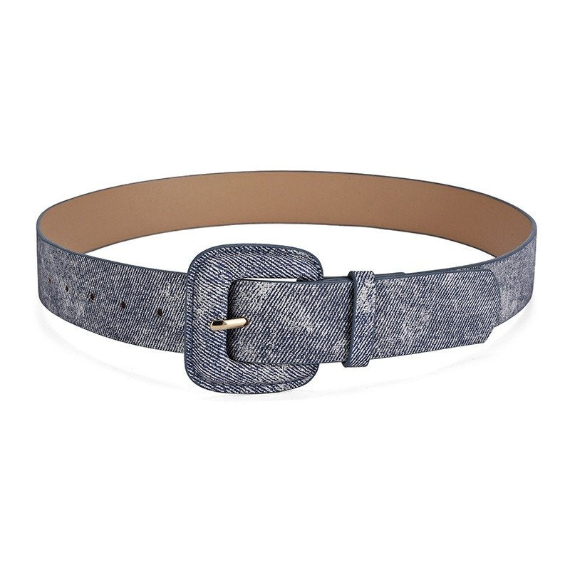 Square Buckle Belt Three Colors