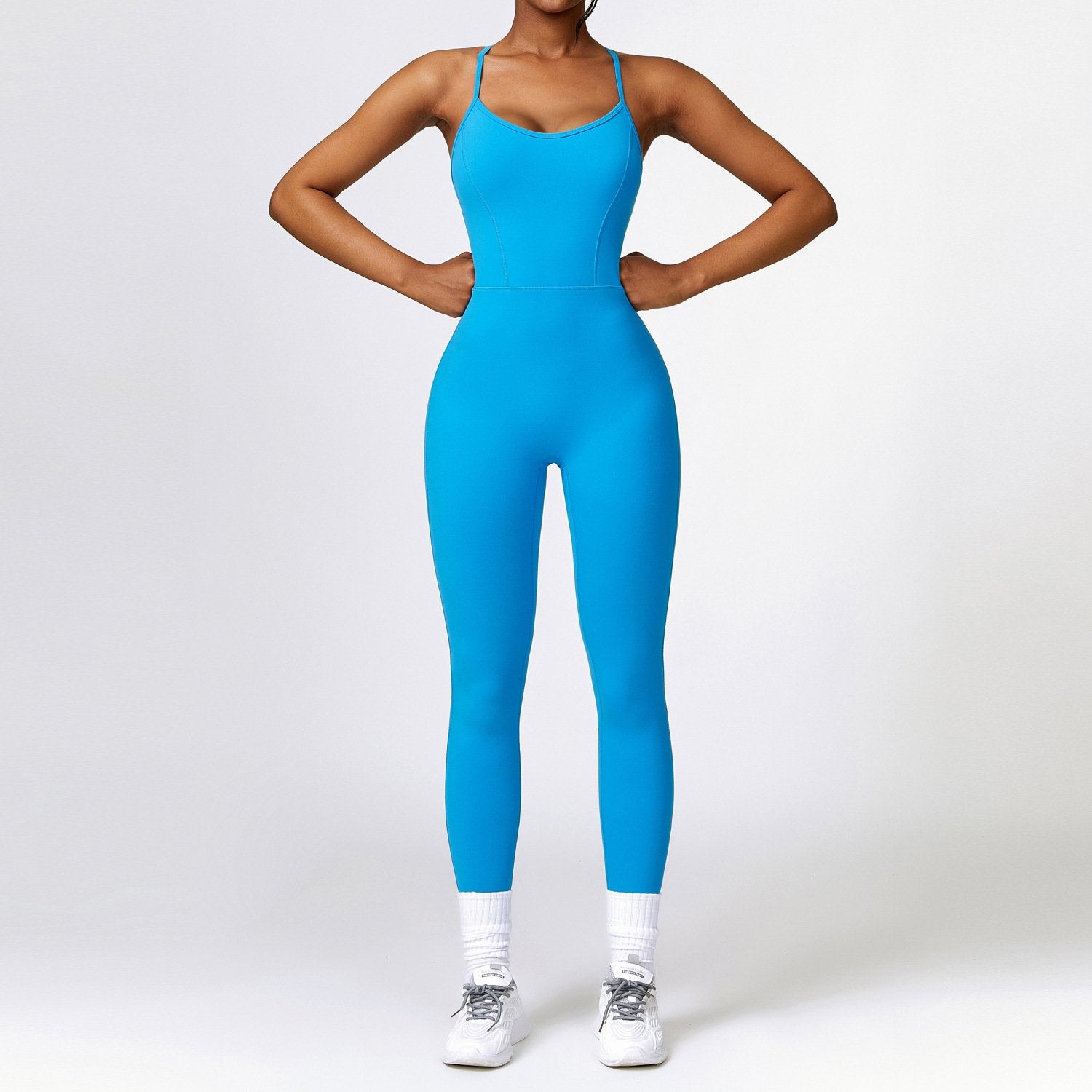 Sport Jumpsuit With Bare Back