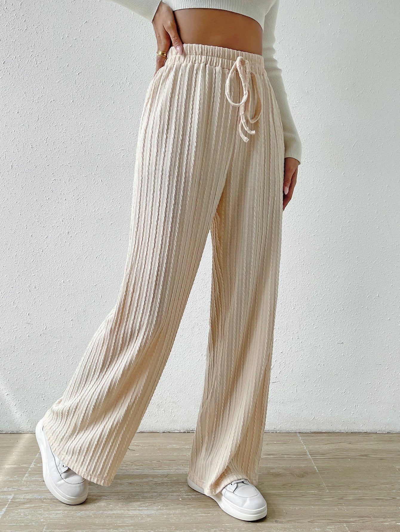 Wide Knit Pants