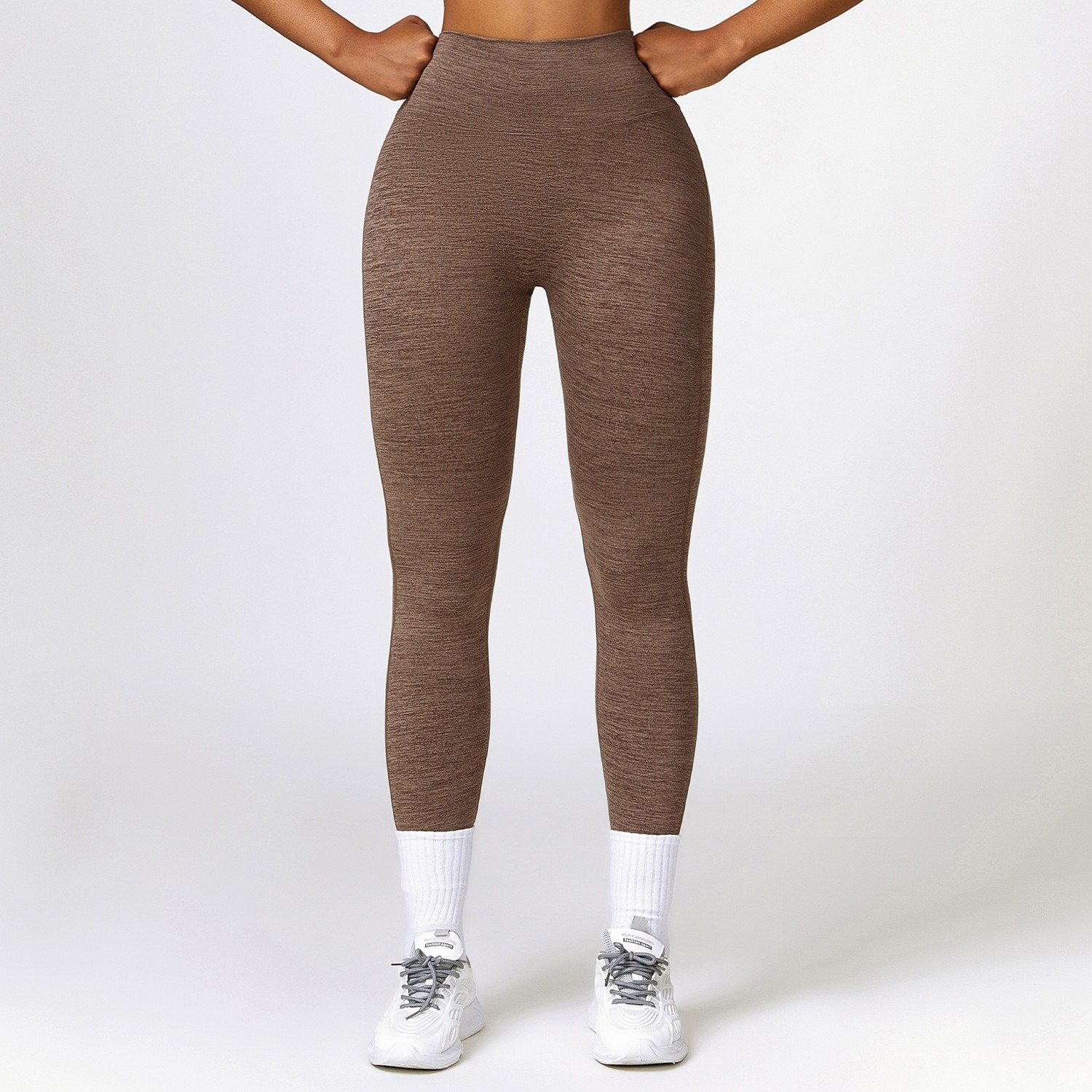 High Waist Slim Fit Sport Pants With Cargo Pockets