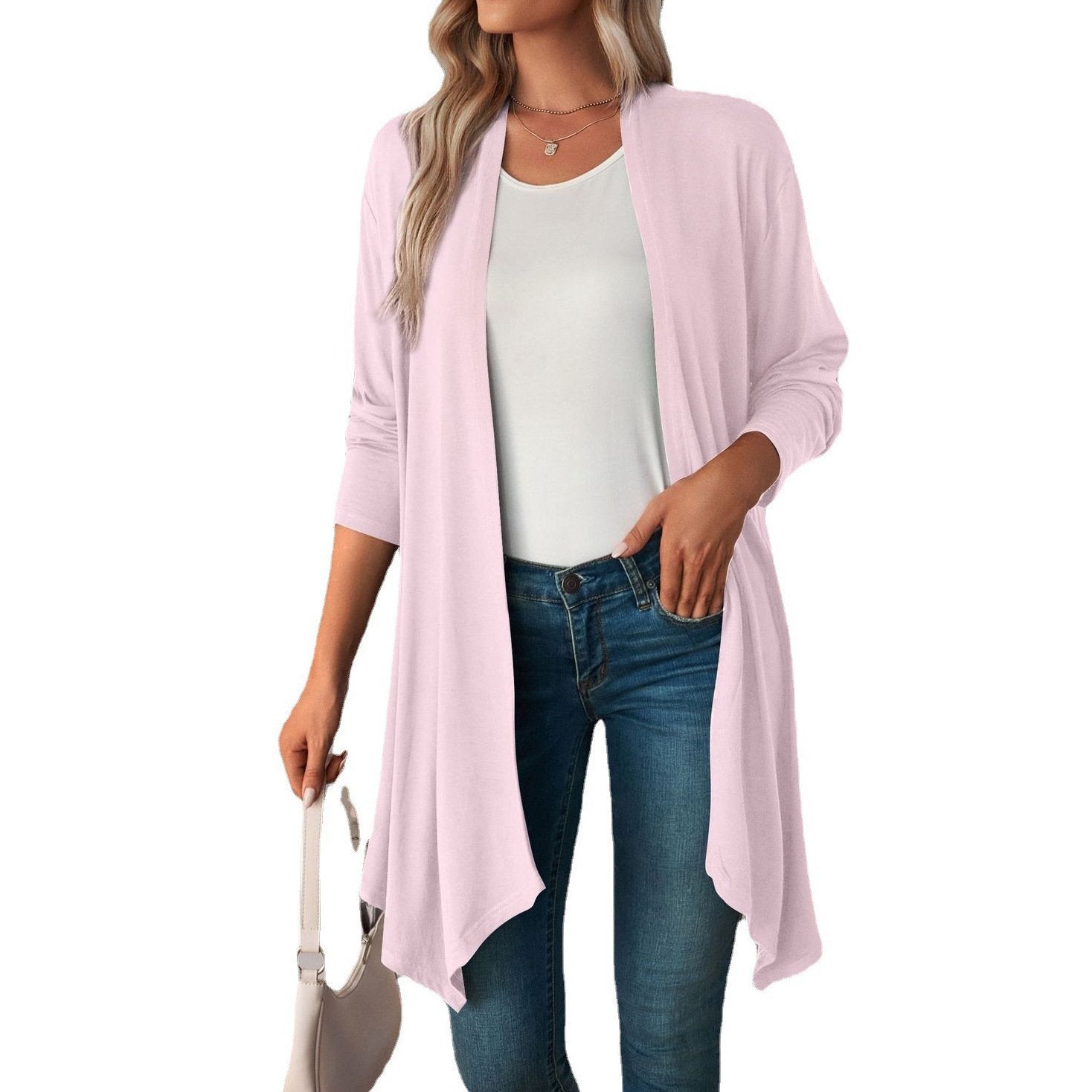 Long Cardigan Style Blouse