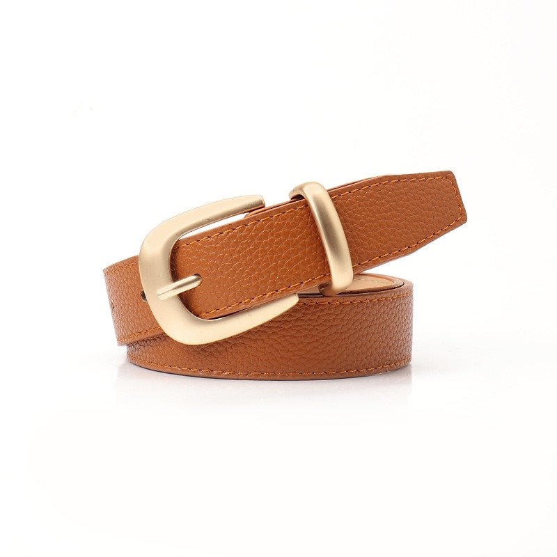 Belt With Golden Buckle