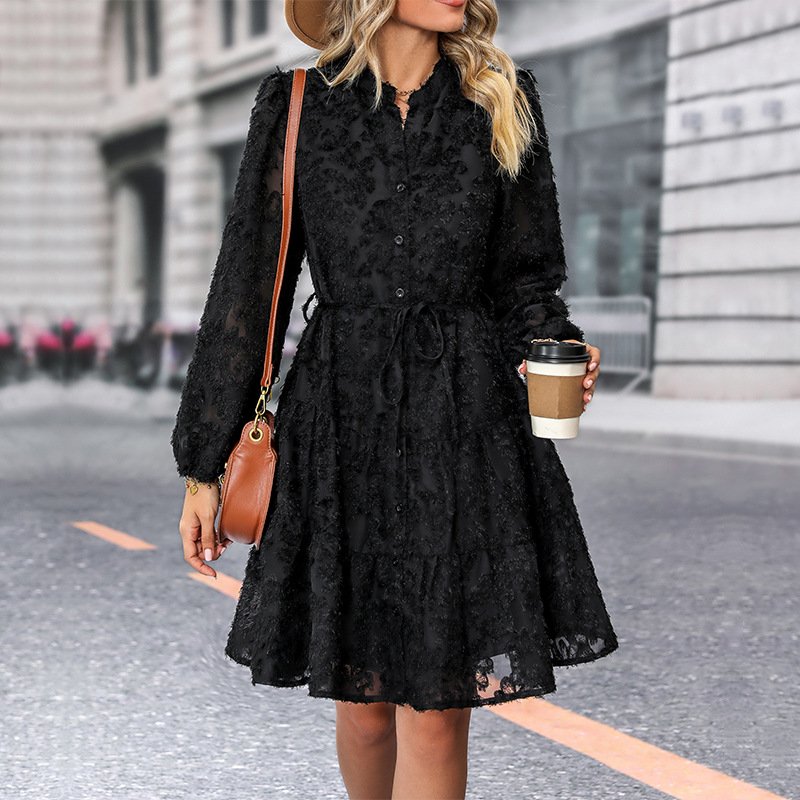 Long Sleeve Bell Dress