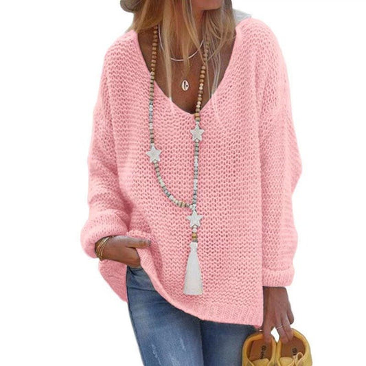 Long Sleeve V-Neck Sweater